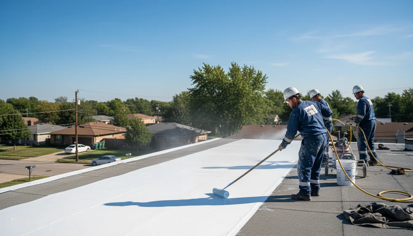 Commercial roof coating in Sapello, NM near me